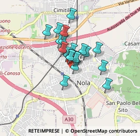 Mappa Via Tommaso Vitale, 80035 Nola NA, Italia (0.5885)