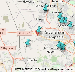 Mappa Via I Traversa Via Orazio, 80019 Qualiano NA, Italia (5.5175)