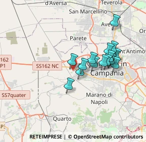 Mappa Via I Traversa Via Orazio, 80019 Qualiano NA, Italia (3.22333)