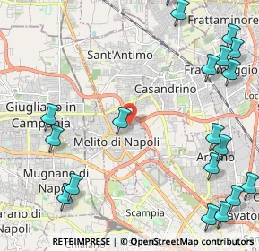 Mappa Via Monte Rosa, 80017 Melito di Napoli NA, Italia (3.34684)
