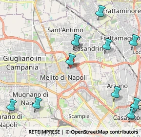Mappa Via Monte Rosa, 80017 Melito di Napoli NA, Italia (2.90091)