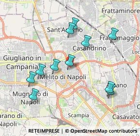 Mappa Via Monte Rosa, 80017 Melito di Napoli NA, Italia (2.07727)