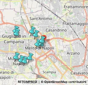 Mappa Via Monte Rosa, 80017 Melito di Napoli NA, Italia (2.00455)