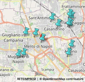 Mappa Via Monte Rosa, 80017 Melito di Napoli NA, Italia (2.35154)