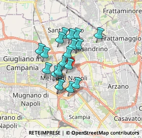 Mappa Via Monte Rosa, 80017 Melito di Napoli NA, Italia (1.337)