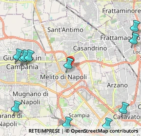Mappa Via Monte Rosa, 80017 Melito di Napoli NA, Italia (3.34818)