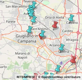 Mappa Via Monte Rosa, 80017 Melito di Napoli NA, Italia (5.87438)