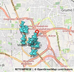 Mappa Via Monte Rosa, 80017 Melito di Napoli NA, Italia (0.8085)