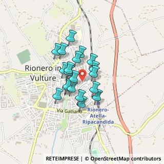 Mappa Largo Belvedere, 85028 Rionero In Vulture PZ, Italia (0.306)
