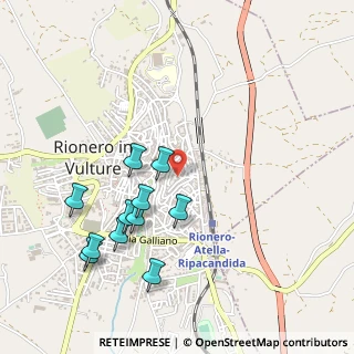 Mappa Largo Belvedere, 85028 Rionero In Vulture PZ, Italia (0.54909)