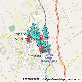 Mappa Largo Belvedere, 85028 Rionero In Vulture PZ, Italia (0.255)