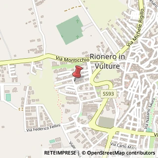 Mappa Via Novelli, 40, 85028 Rionero in Vulture, Potenza (Basilicata)