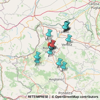 Mappa Via del Popolo, 85028 Rionero In Vulture PZ, Italia (11.788)