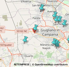 Mappa Via Marco Aurelio, 80019 Qualiano NA, Italia (5.46833)