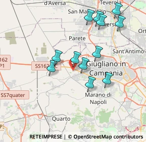Mappa Via Marco Aurelio, 80019 Qualiano NA, Italia (3.90917)