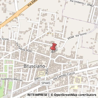 Mappa Via G. Bruno, 28, 80031 Brusciano, Napoli (Campania)
