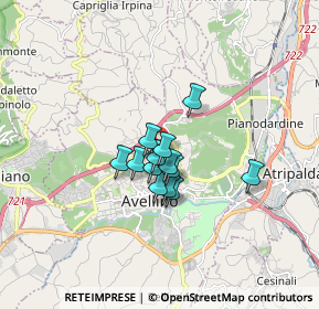 Mappa Via Pellegrino Pellecchia, 83100 Avellino AV, Italia (1.07692)