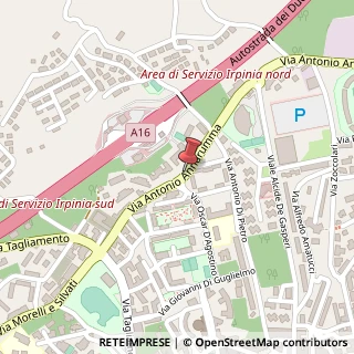 Mappa Via Antonio Annarumma, 39, 83100 Avellino, Avellino (Campania)