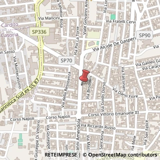 Mappa Via Giovanni Amendola, 233, 80021 Afragola, Napoli (Campania)