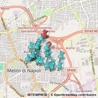 Mappa Via Monte Terminio, 80017 Melito di Napoli NA, Italia (0.4037)