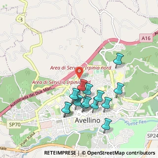 Mappa Via Annarumma, 83100 Avellino AV, Italia (1.02)