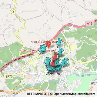 Mappa Via Annarumma, 83100 Avellino AV, Italia (0.9375)