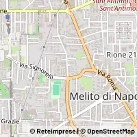 Peta Melito di Napoli