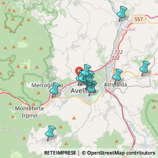 Mappa Autostrada A16 Napoli-Canosa, 83100 Avellino AV, Italia (3.56727)