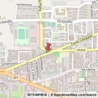 Mappa Corso Campano, 583, 80014 Giugliano in Campania, Napoli (Campania)