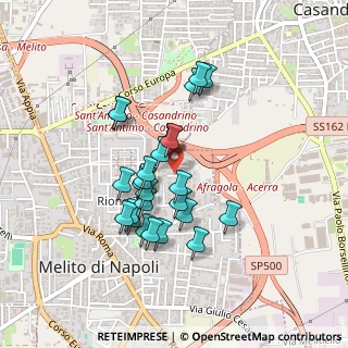 Mappa Via Gran Sasso, 80017 Melito di Napoli NA, Italia (0.37692)