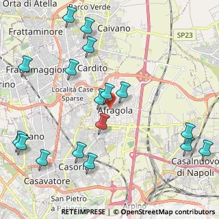 Mappa Via Galileo Galilei, 80021 Afragola NA, Italia (2.81059)