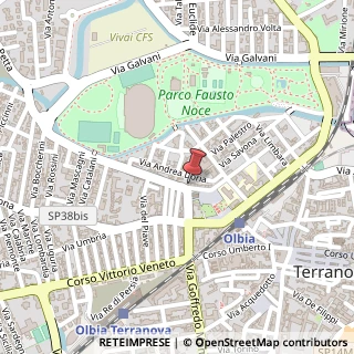 Mappa Via Fausto Noce, 14, 07026 Olbia, Olbia-Tempio (Sardegna)