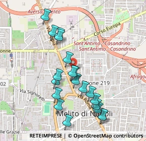 Mappa Via Giuseppe Verdi, 80017 Melito di Napoli NA, Italia (0.5185)