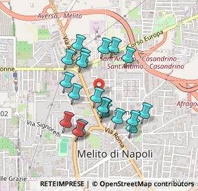 Mappa Via Giuseppe Verdi, 80017 Melito di Napoli NA, Italia (0.4005)