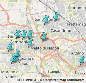 Mappa Via Giuseppe Verdi, 80017 Melito di Napoli NA, Italia (2.47667)