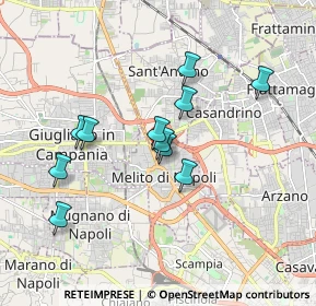 Mappa Via Giuseppe Verdi, 80017 Melito di Napoli NA, Italia (1.67)