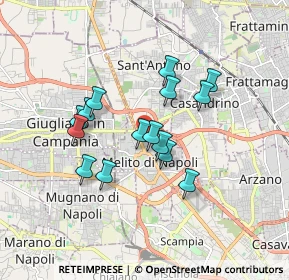 Mappa Via Giuseppe Verdi, 80017 Melito di Napoli NA, Italia (1.52667)