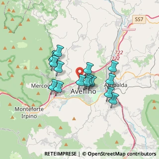 Mappa Autostrada A16 km 44.200 dir. Nord-Est, 83100 Avellino AV, Italia (2.91563)