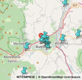 Mappa Autostrada A16 km 44.200 dir. Nord-Est, 83100 Avellino AV, Italia (3.53545)