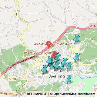 Mappa Autostrada A16 km 44.200 dir. Nord-Est, 83100 Avellino AV, Italia (1.15733)
