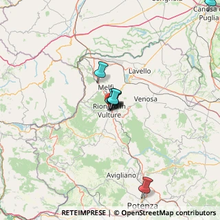 Mappa Via Umberto Iº, 85028 Rionero In Vulture PZ, Italia (22.25667)