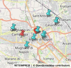 Mappa Via degli Eucalipti, 80017 Melito di Napoli NA, Italia (1.6725)