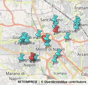 Mappa Via degli Eucalipti, 80017 Melito di Napoli NA, Italia (2.0045)