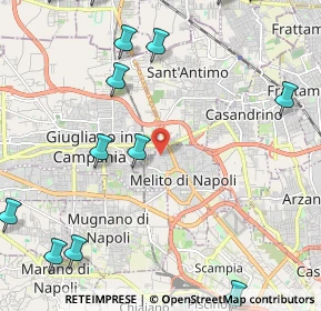 Mappa Via degli Eucalipti, 80017 Melito di Napoli NA, Italia (3.813)