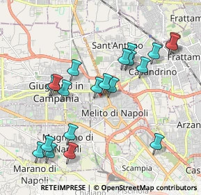 Mappa Via degli Eucalipti, 80017 Melito di Napoli NA, Italia (2.155)