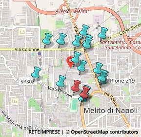 Mappa Via degli Eucalipti, 80017 Melito di Napoli NA, Italia (0.422)