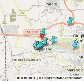 Mappa Via Raffaele Vallefuoco, 80019 Qualiano NA, Italia (1.33909)