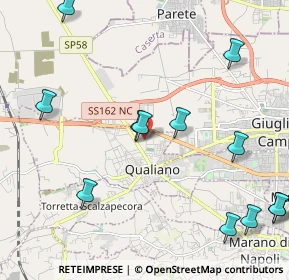 Mappa Via Raffaele Vallefuoco, 80019 Qualiano NA, Italia (2.81833)