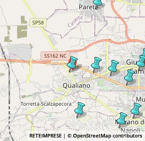 Mappa Via Raffaele Vallefuoco, 80019 Qualiano NA, Italia (3.12)
