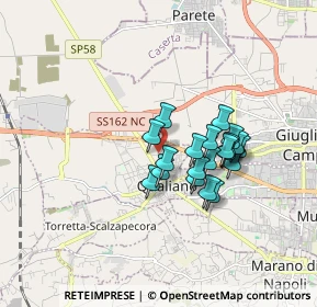 Mappa Via Raffaele Vallefuoco, 80019 Qualiano NA, Italia (1.407)